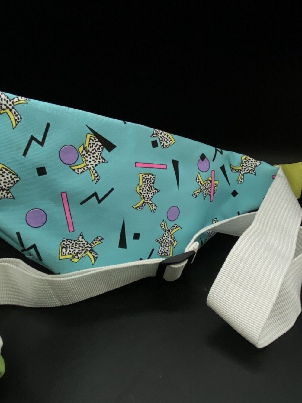 Coacha Dutch Bros Fanny Pack Retro 80’s Style 2017 Waist Bag Aqua Festival - Picture 5 of 9